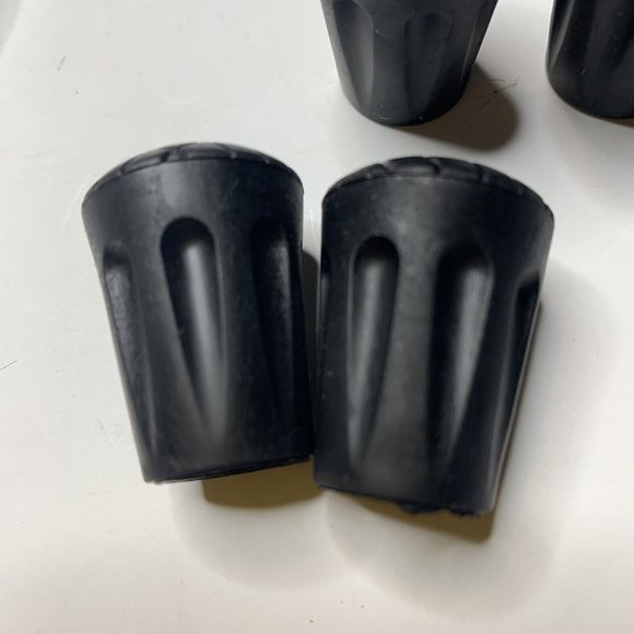 Pack Of 6 TrailBuddy Walking Stick Tips Replacement Rubber Cane Tips - Picture 3 of 4